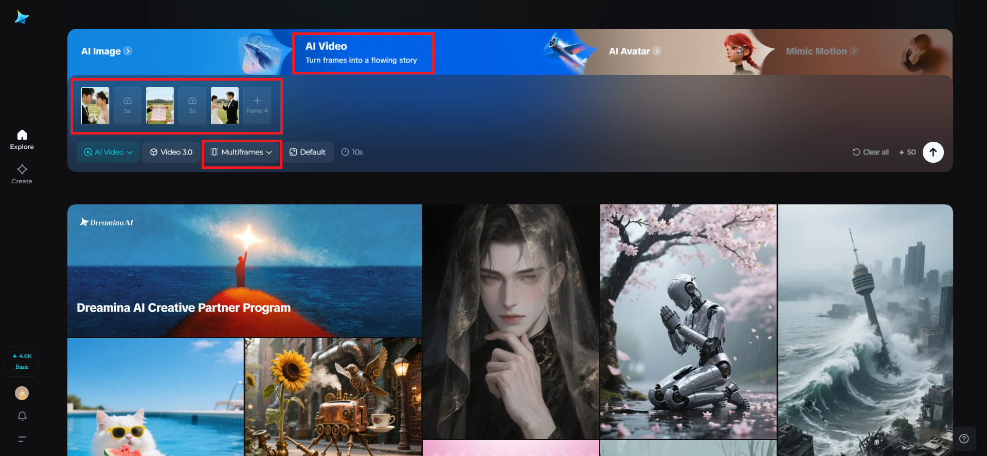 Upload your reference images or video frames