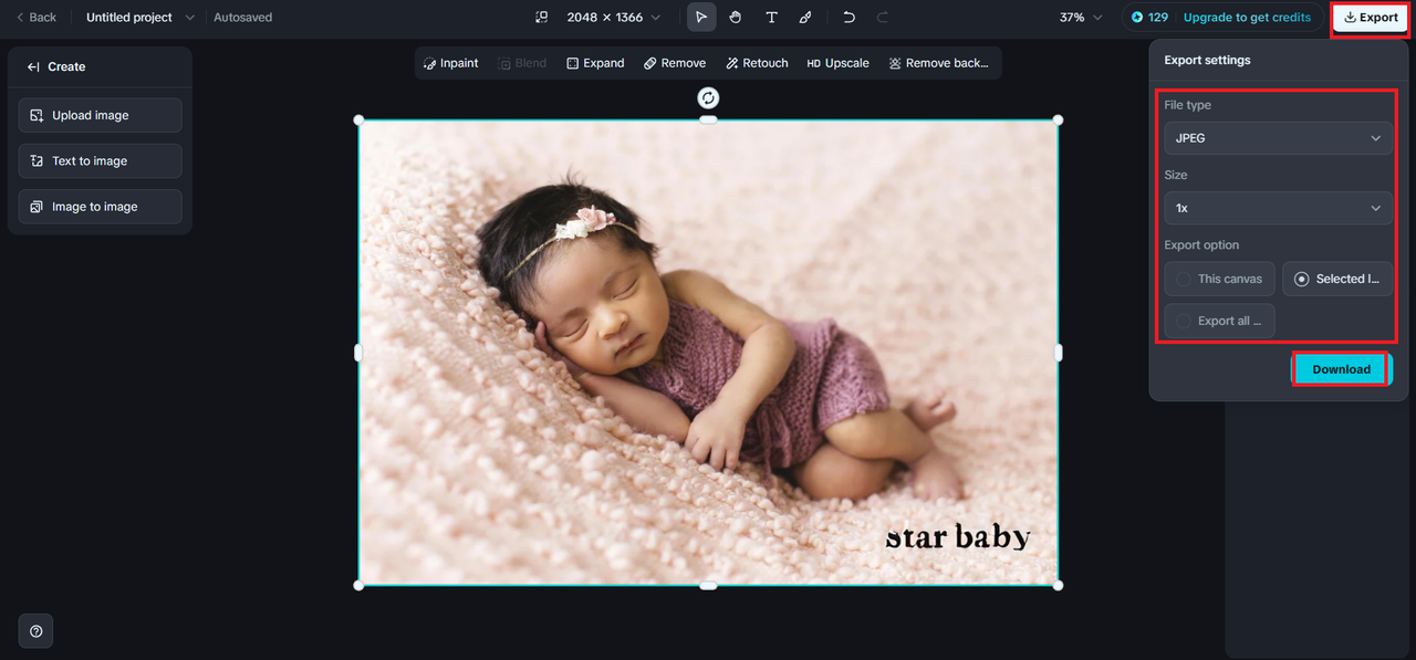 Download the images