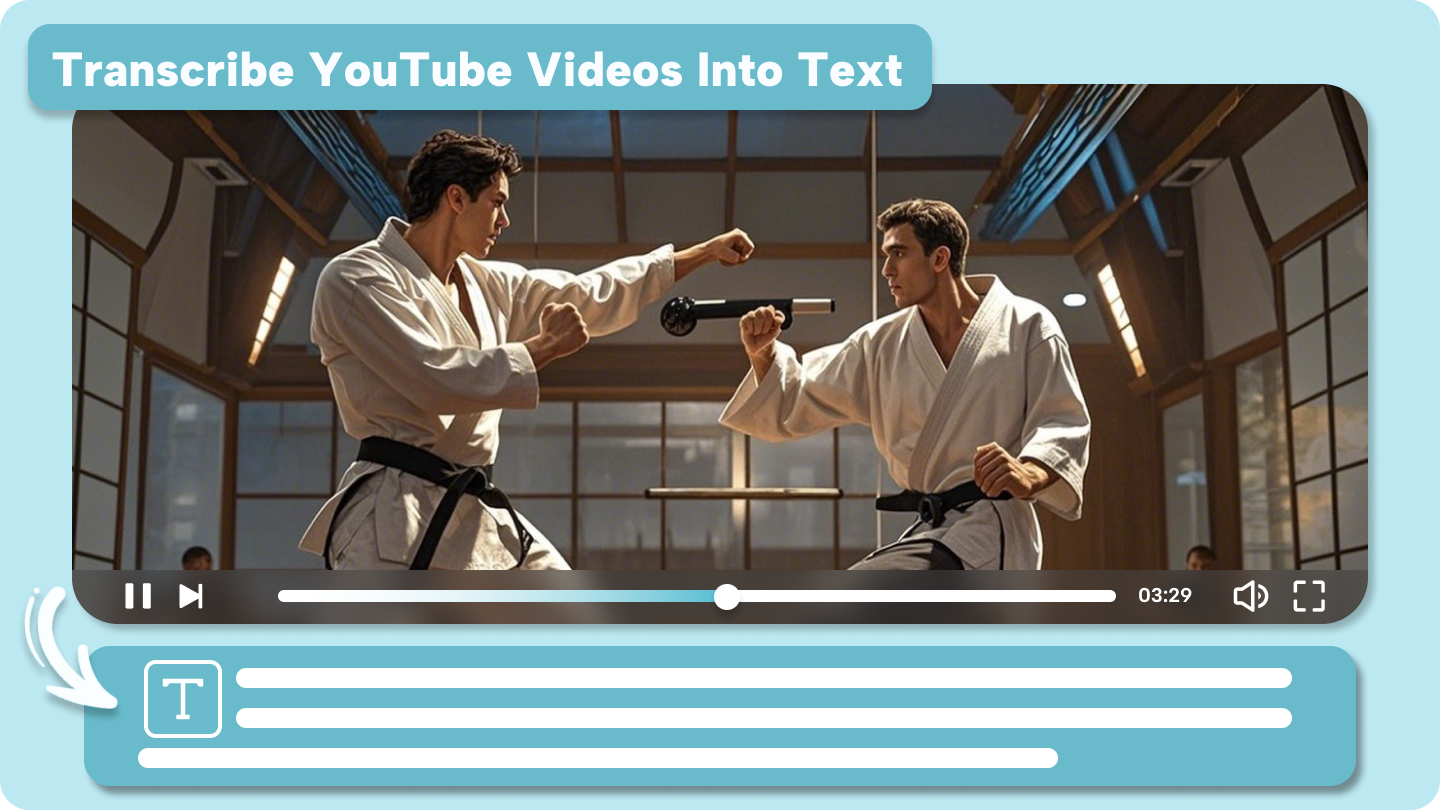 transcribe on youtube