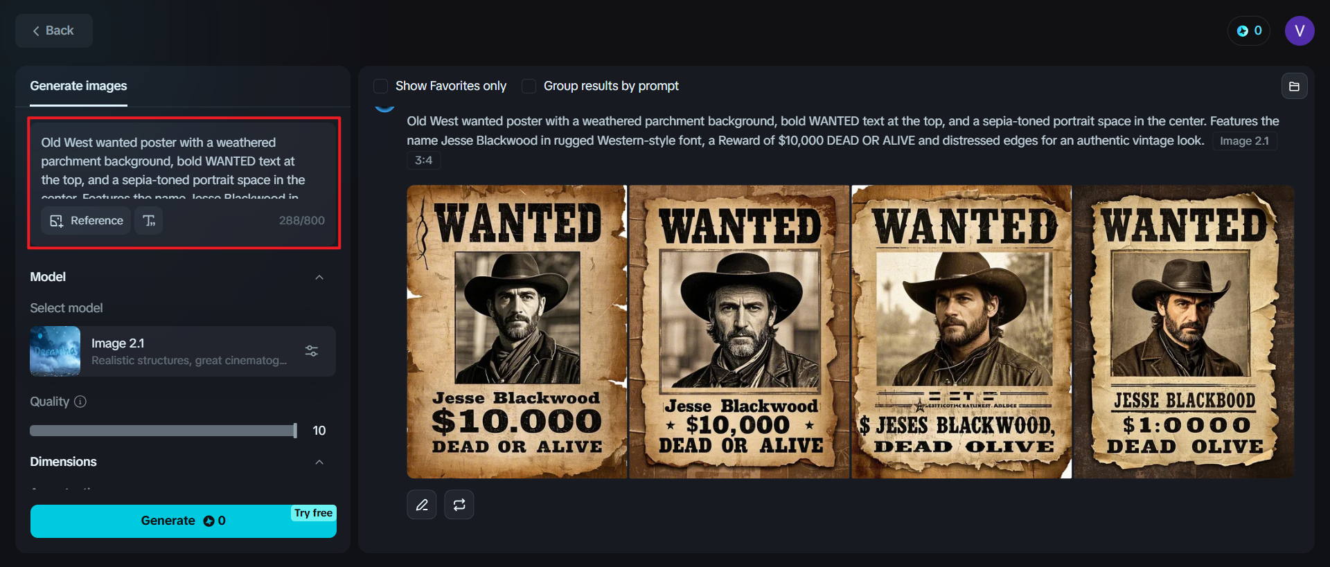 wanted poster generator