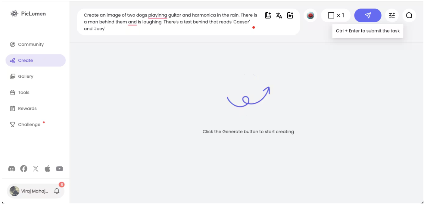 Access the image generator