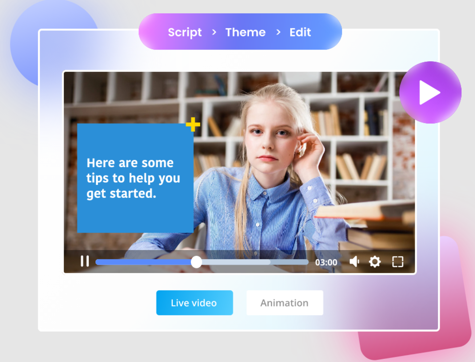 Steve.ai - one of the best tools to convert text to animated video