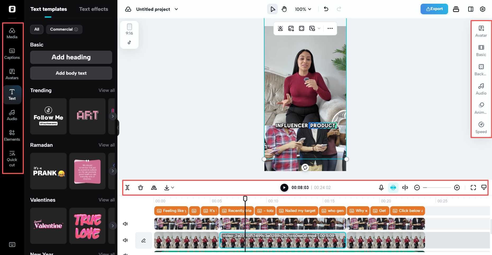 All-in-one video editor