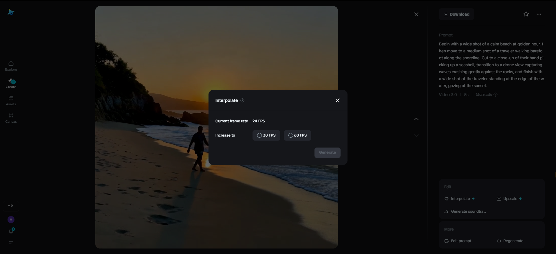 Interpolación de cuadros