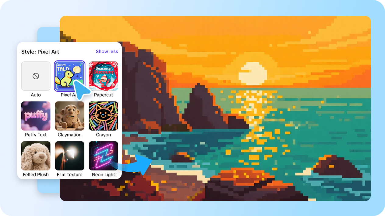 AI design tool for golden hour images