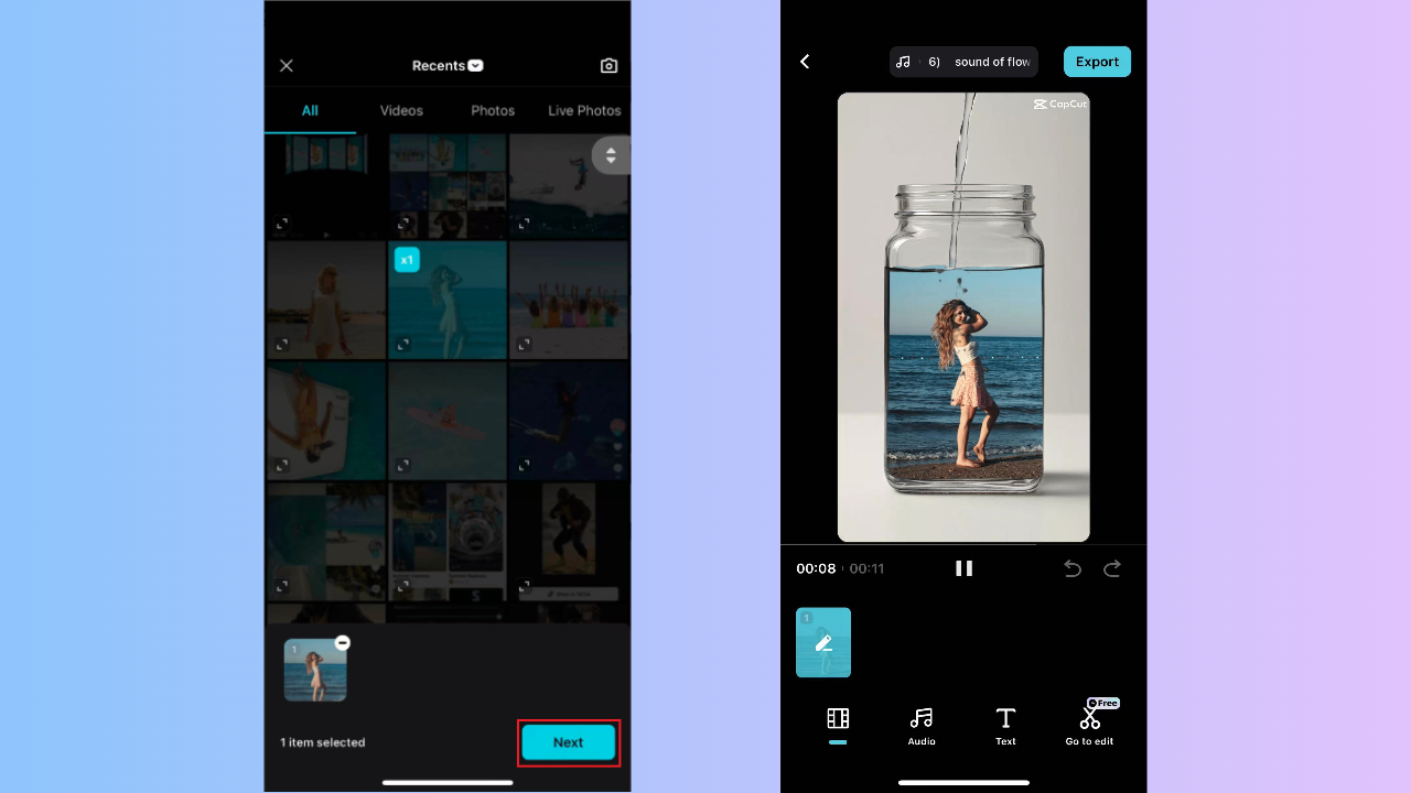 Tải lên phương tiện và tạo video