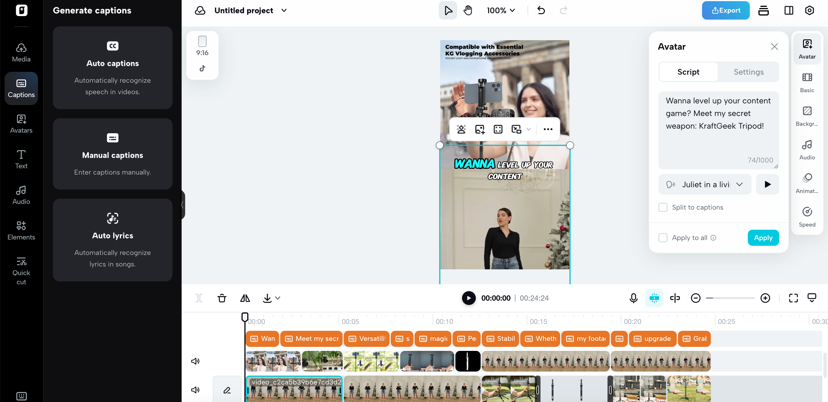Tapusin ang iyong video.