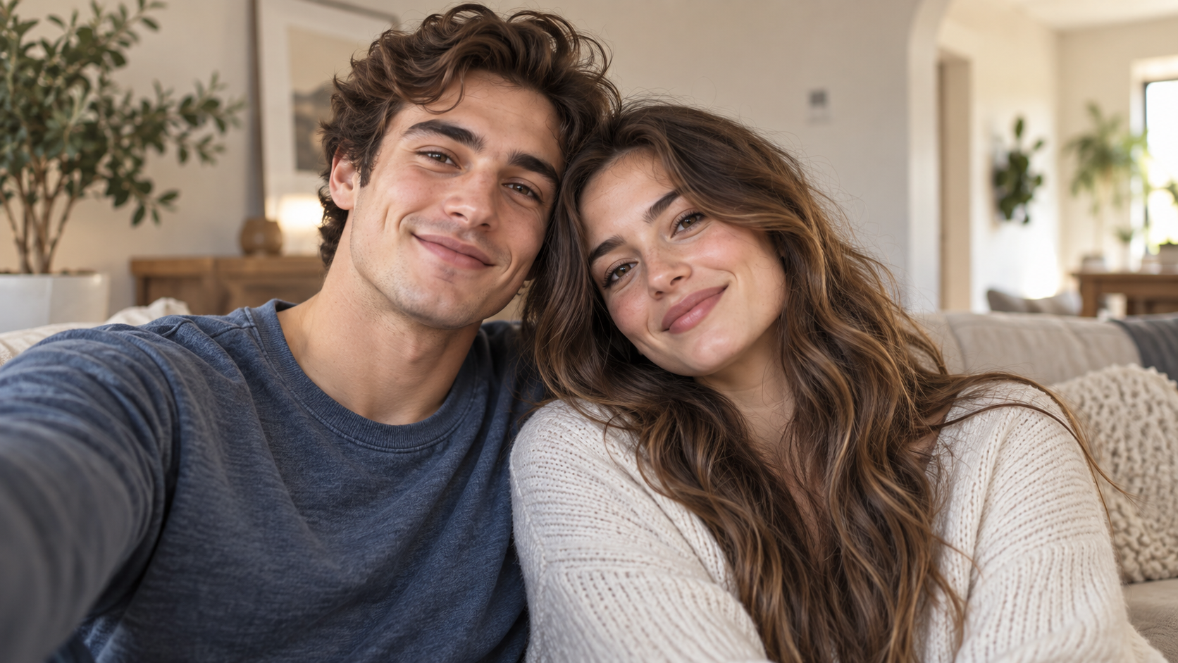 a fictional celebrity-sibling look-alike portrait