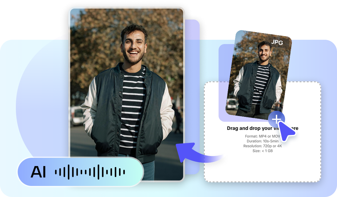 upload your photo to create avatar videos