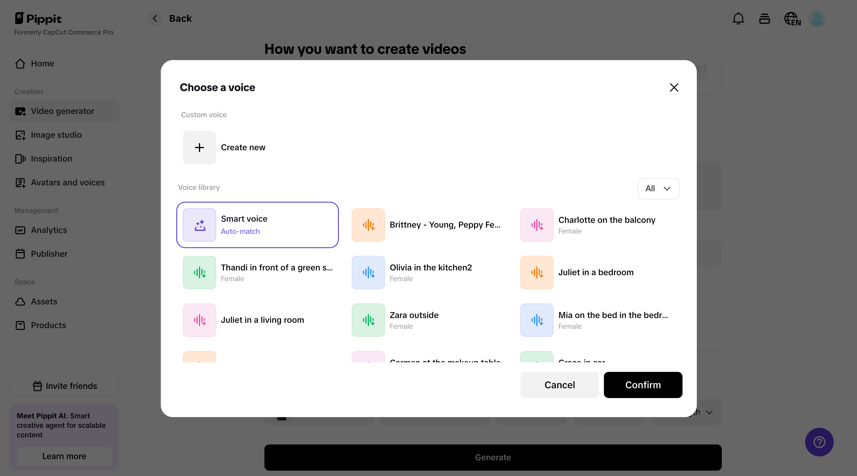 Realistic AI voice narration