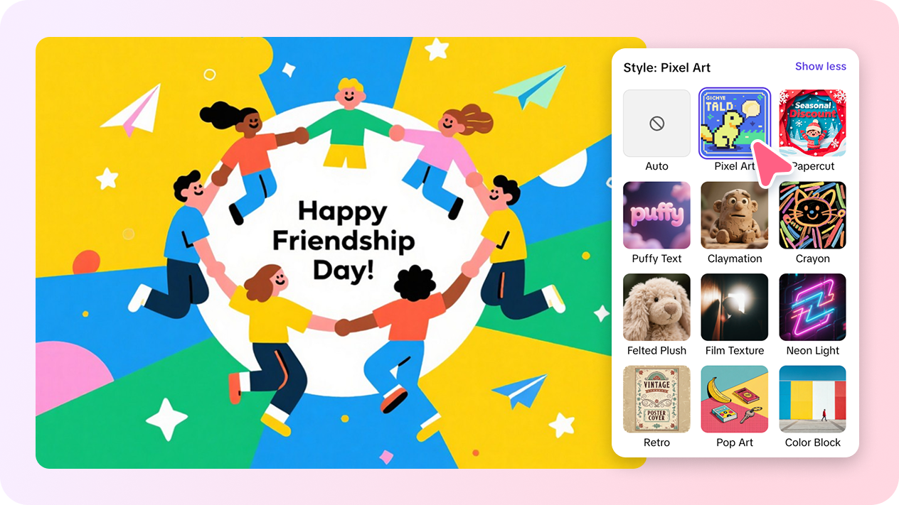 Artistic design styles