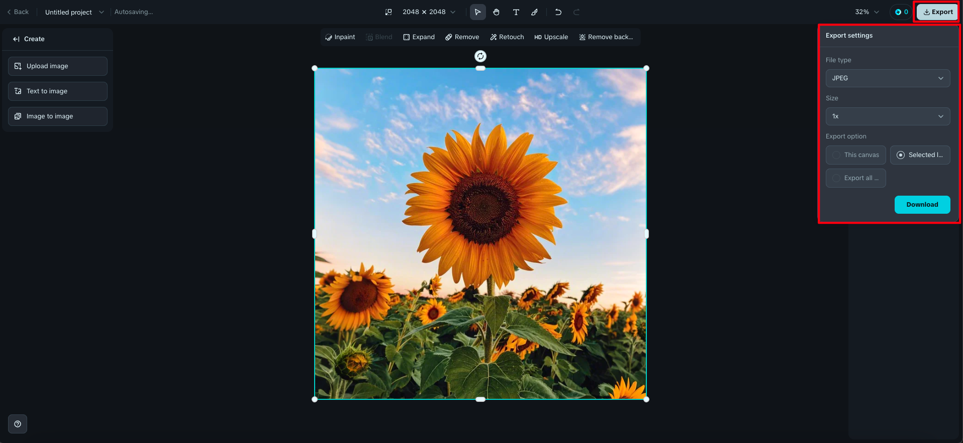 Dışa aktar ve kaydet