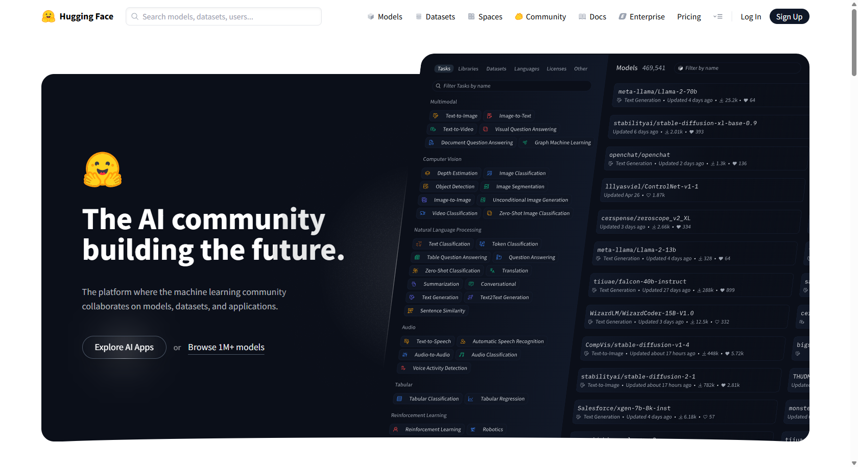 Hugging Face AI generator