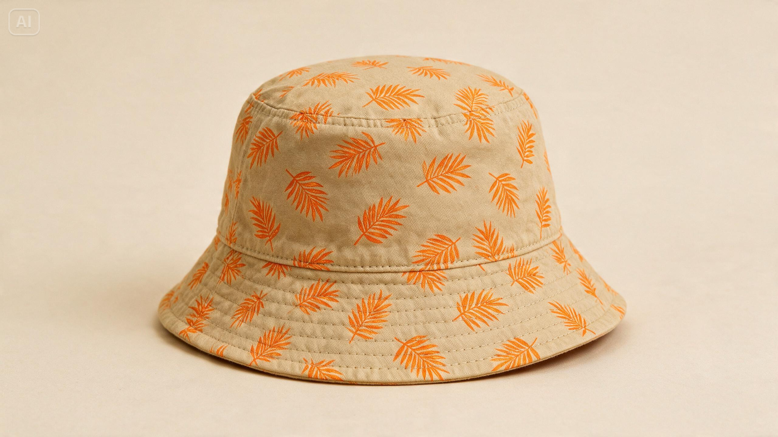 Invite pour un chapeau seau avec un motif