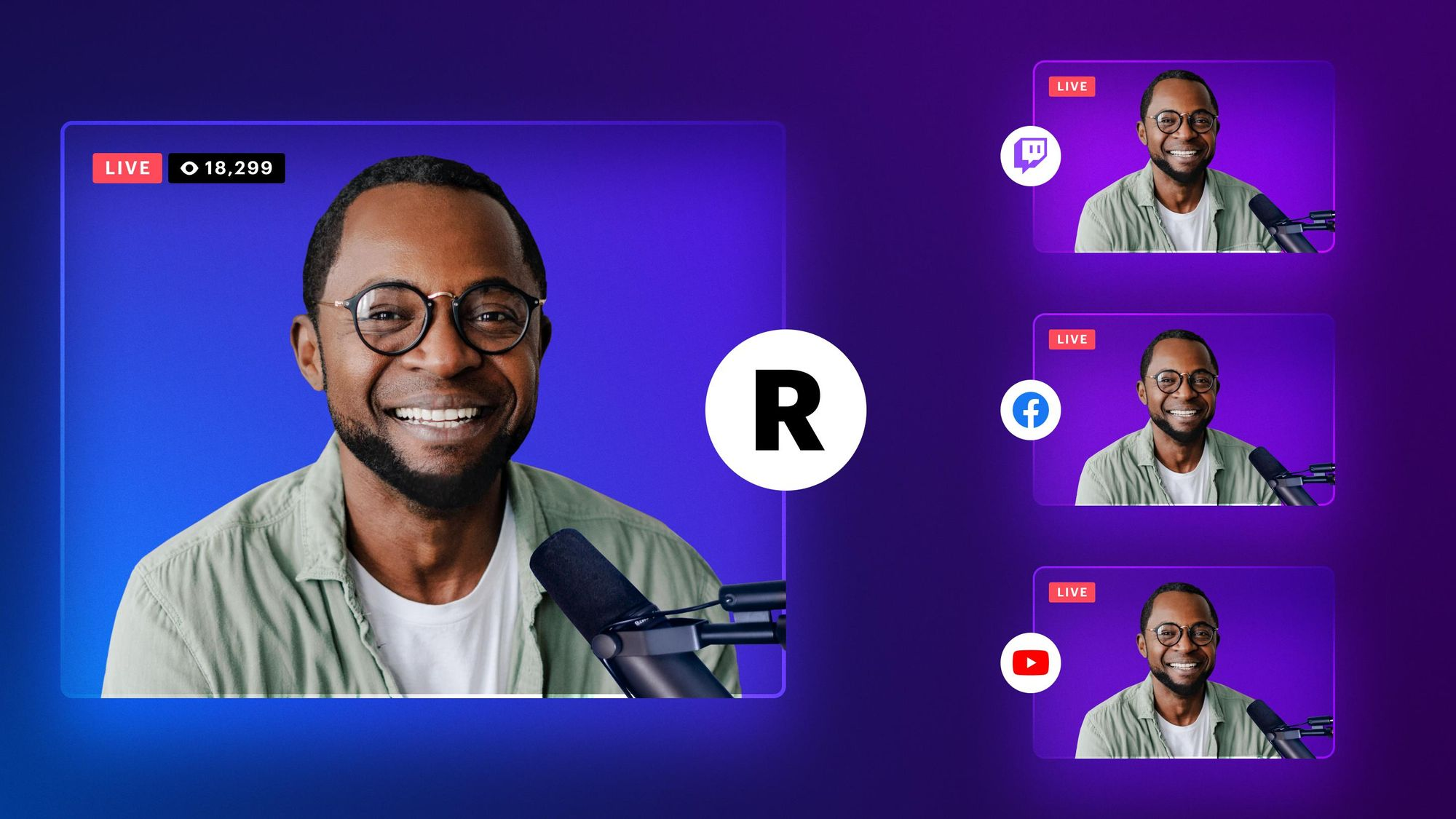 Streaming on multiple platforms to reach more viewers