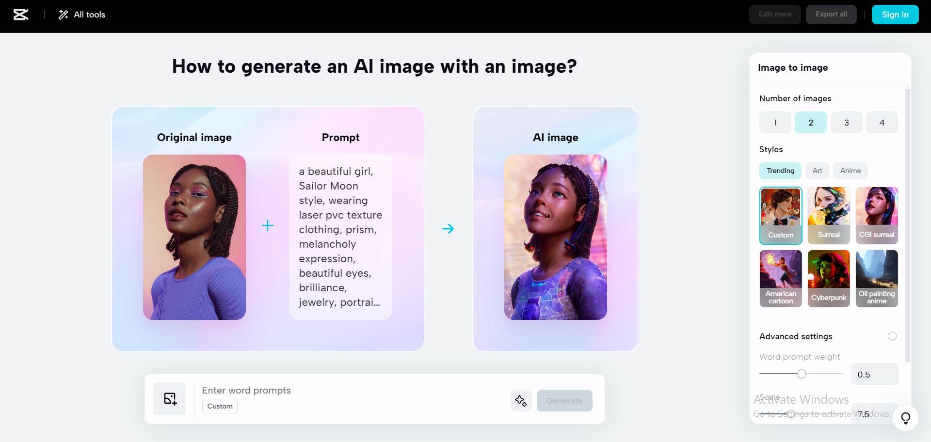 Let the creativity flow-upload image