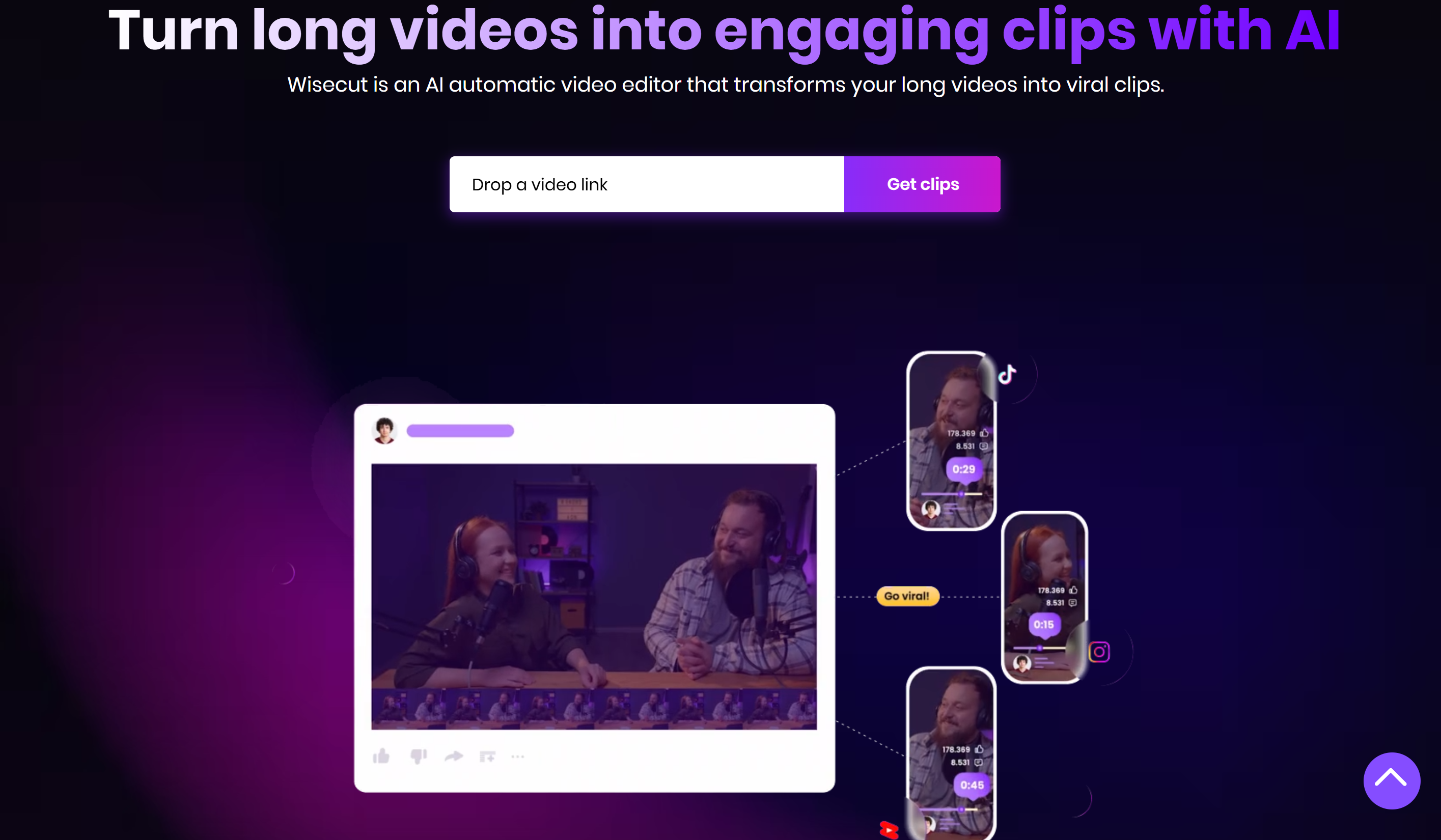 Wisecut - teh well-known AI video editor for Reddit
