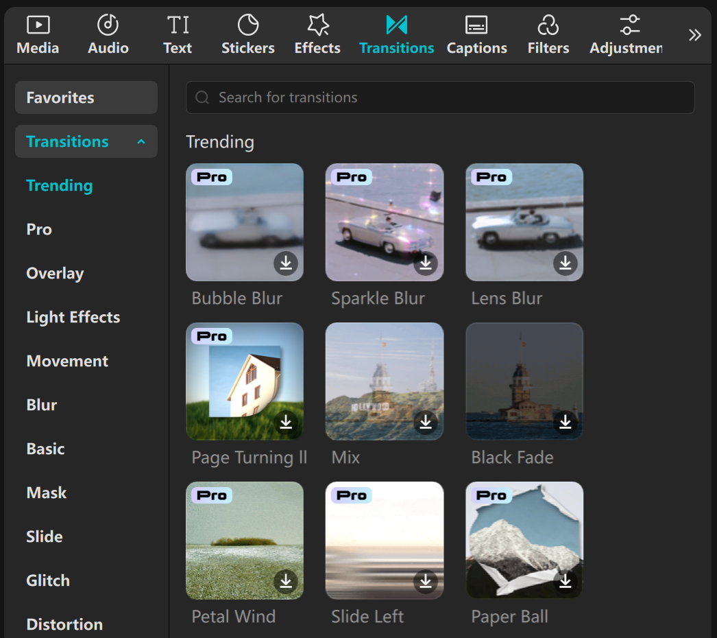 Smooth transition techniques for Instagram Reels