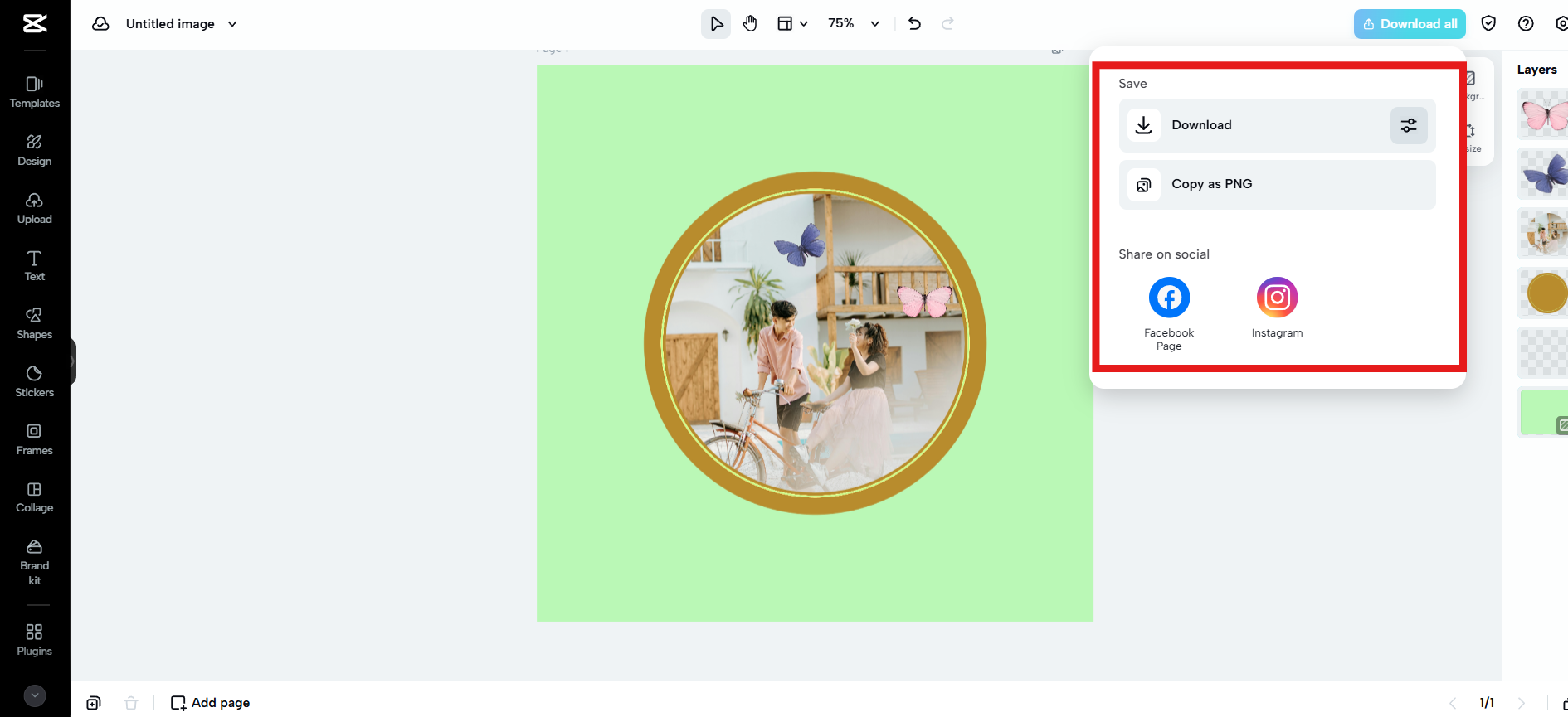 Download the custom cover