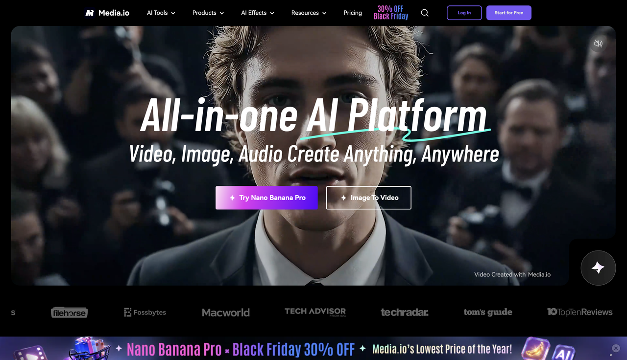 Media.io interface