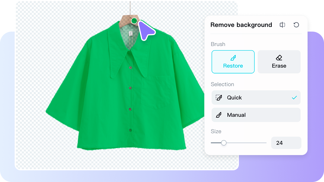 Detect & refine product edges with precision