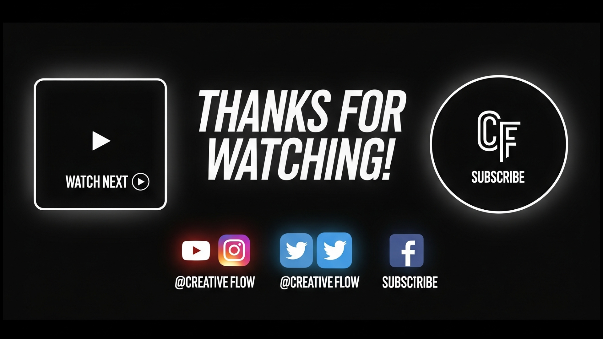 The social connect ending screen