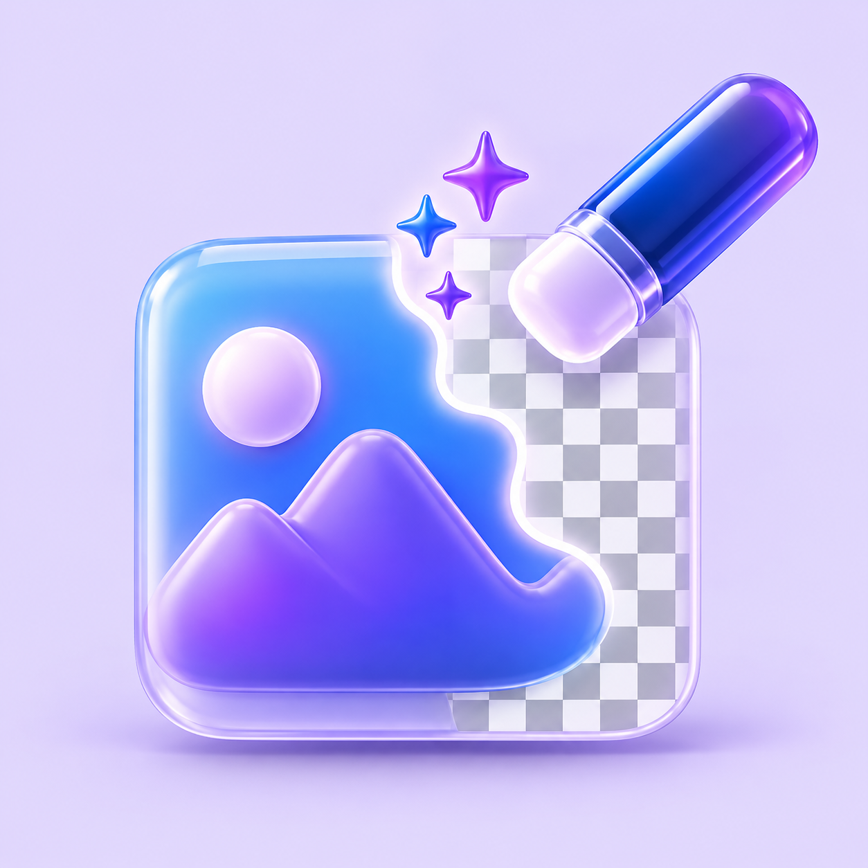 Original icon for AI background removers