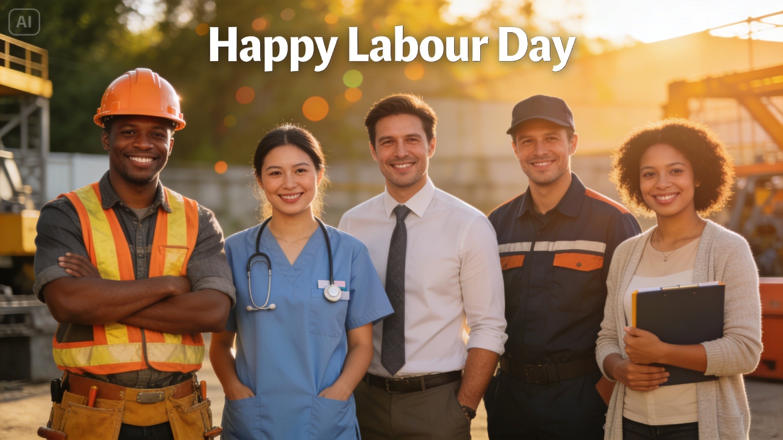 Stilvoreinstellungen und Eingabeaufforderung für die Labour Day-Karte