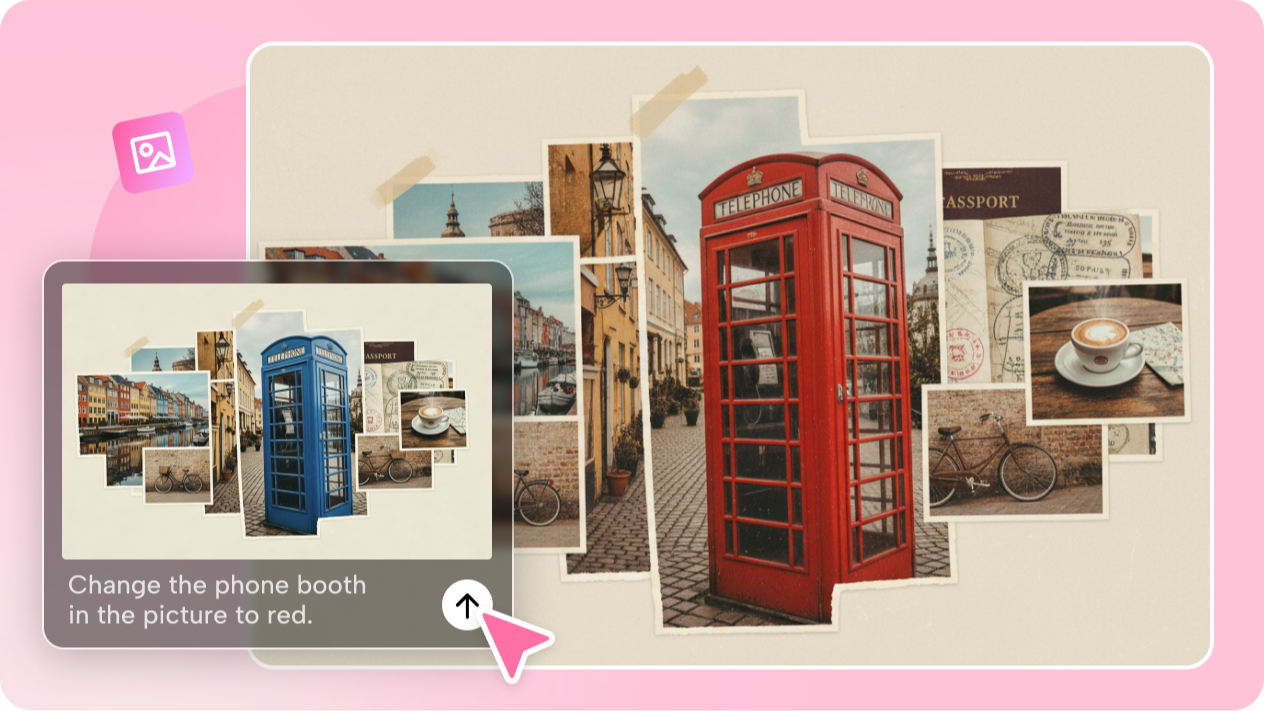 Customize compositions with interactive editing controls
