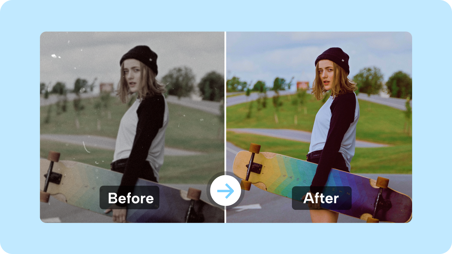 how to improve old photos