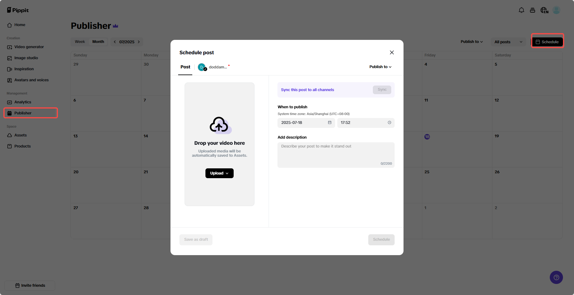 Programa tu contenido
