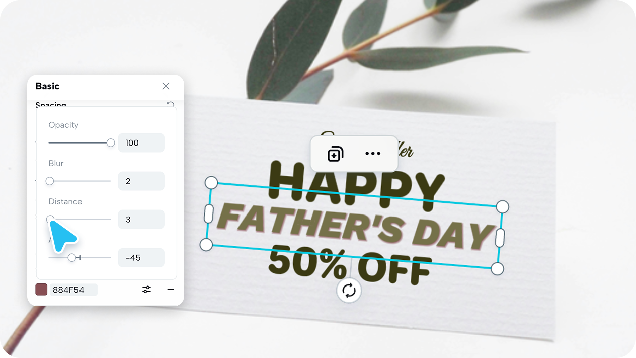 Unique label design with powerful editing tools