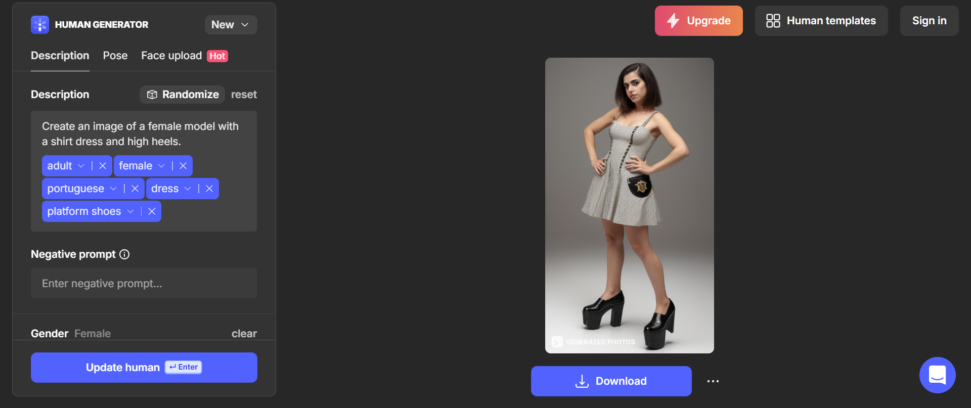 Gegenereerde foto 's