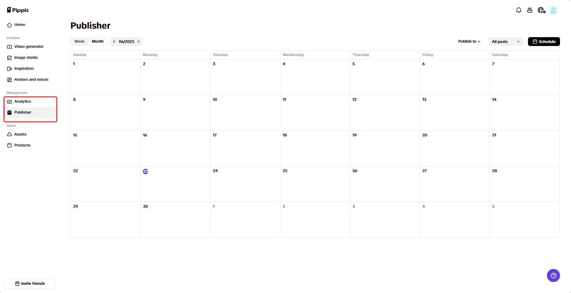 Auto-publisher and analytics