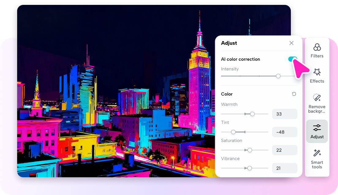เครื่องมือแก้ไขด้วย AI