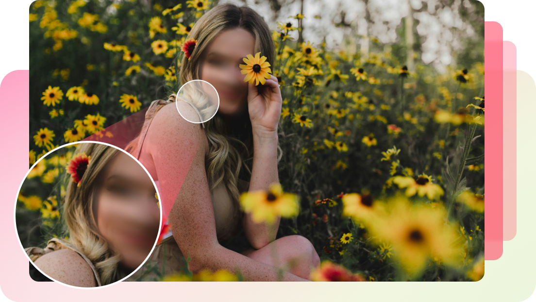 Dreamina AI face blur for clean, natural blurred face results