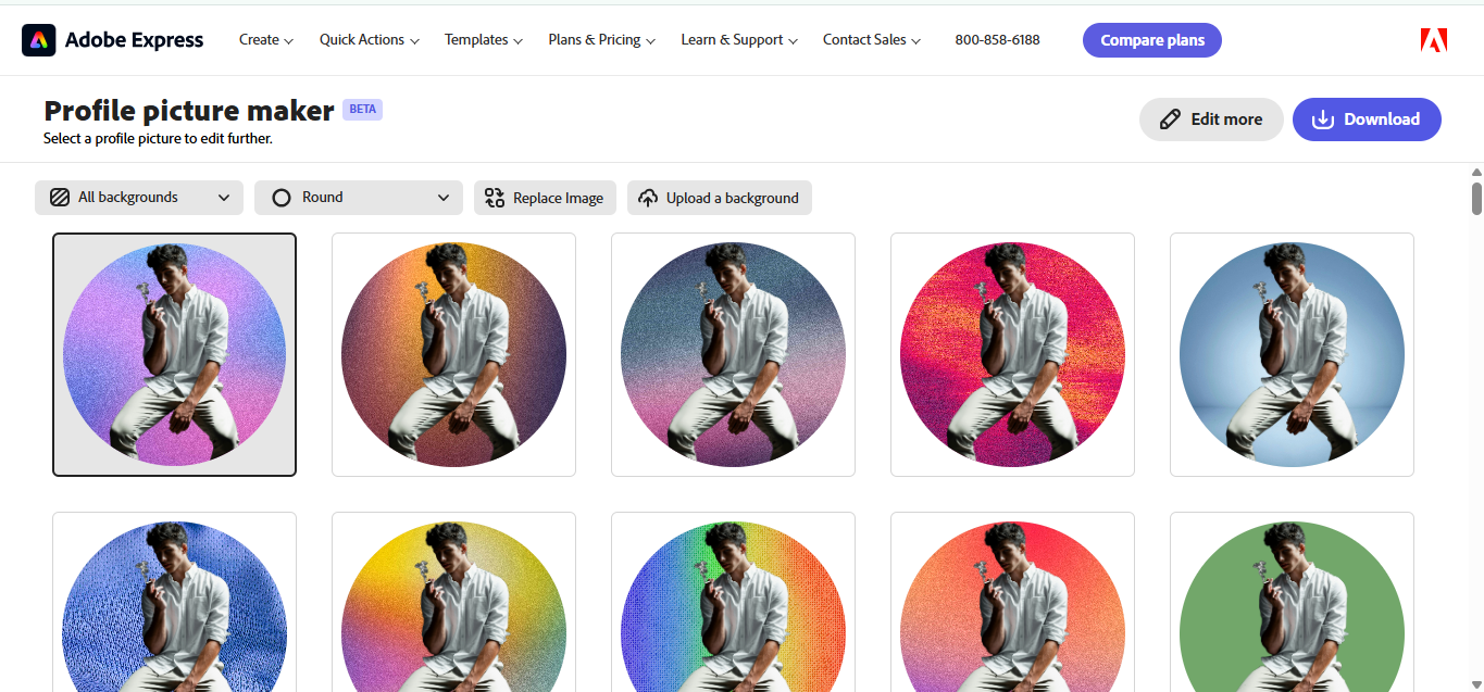 Adobe Express - Instagram profile editor