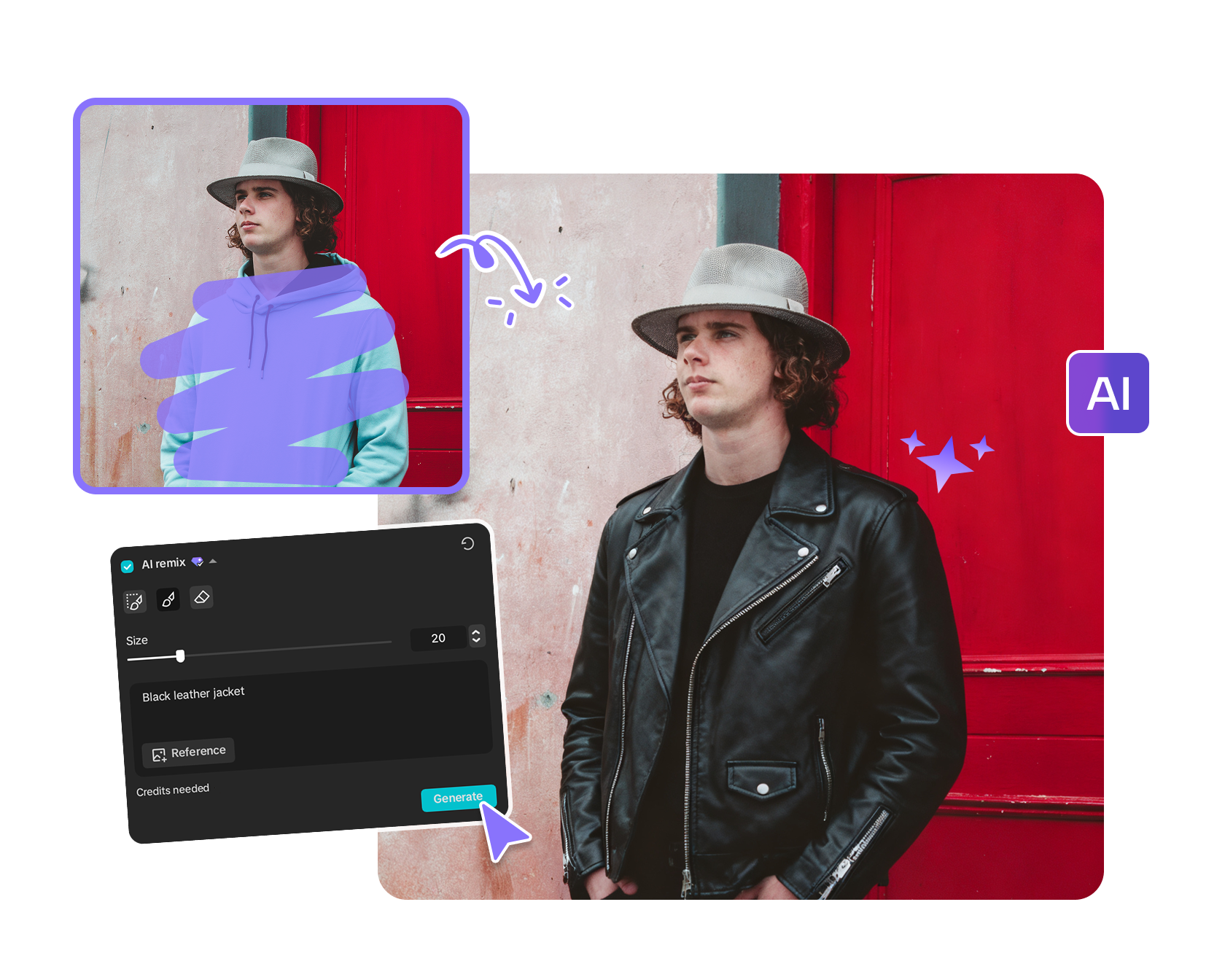 Use CapCut's AI replace tool to edit images effortlessly