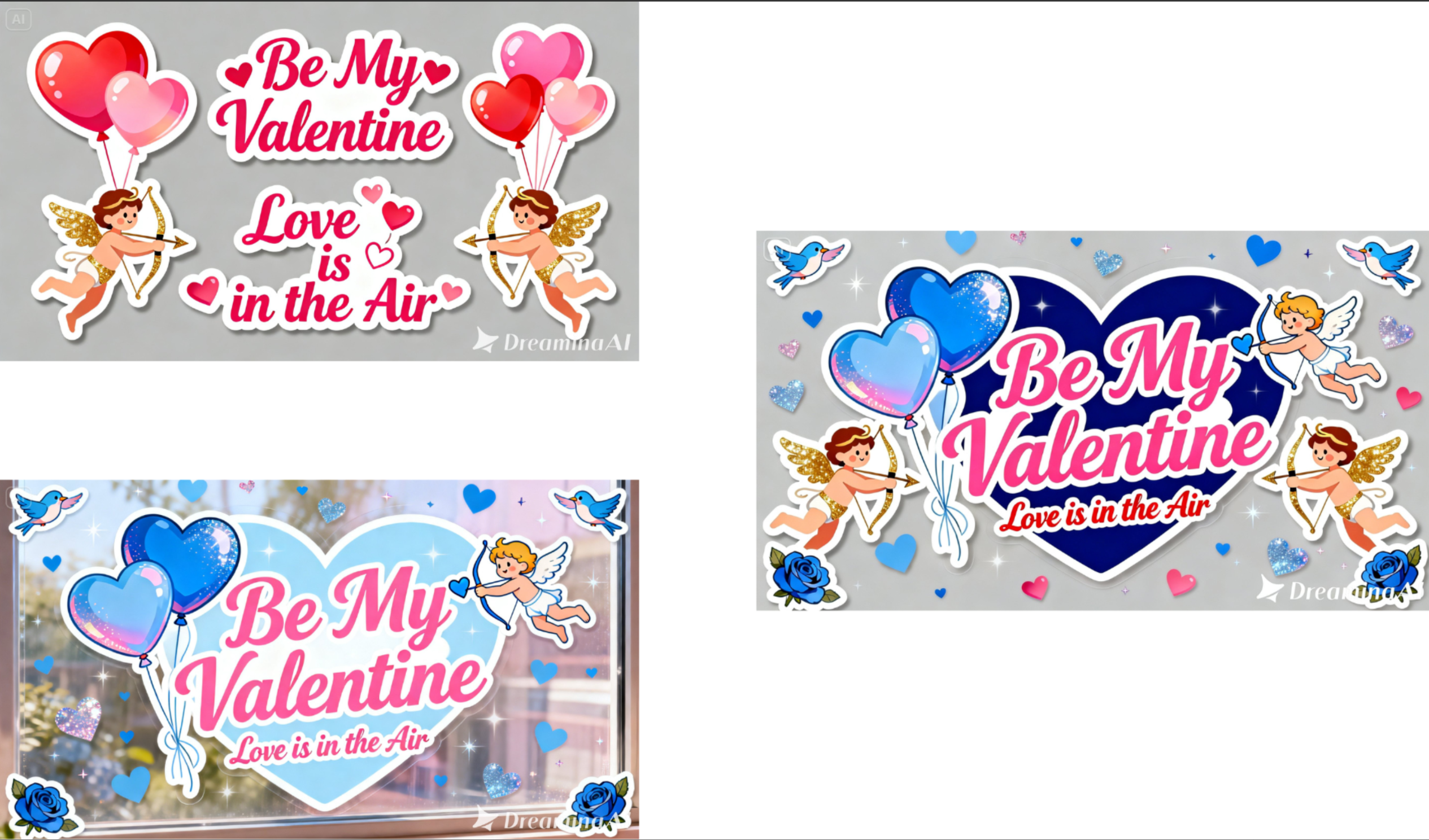 Combining two stickers in Dreamina to get a single one