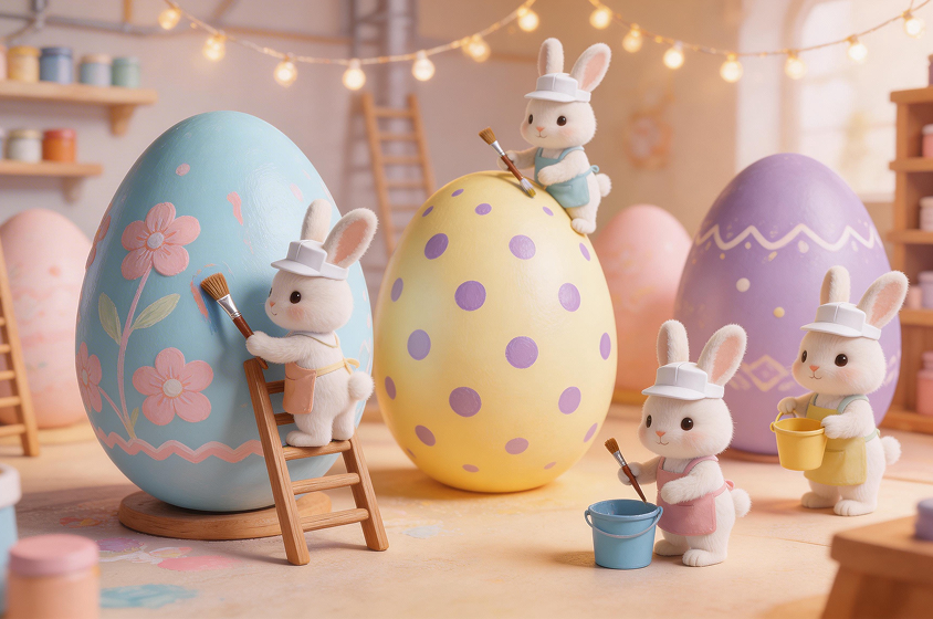 Crea Impresionantes Imágenes de Pascua en Segundos