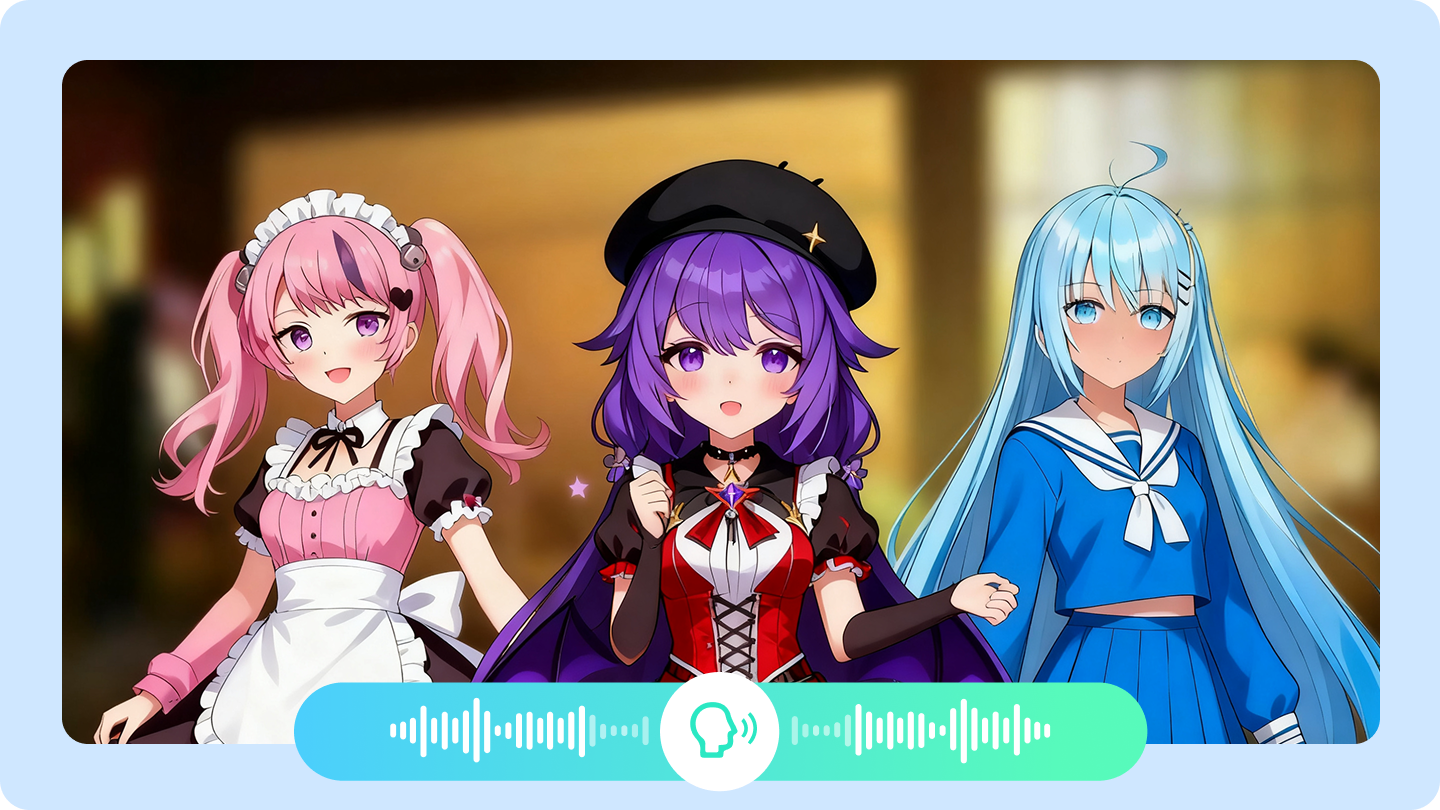 Nagpapalit ng boses ng babaeng anime