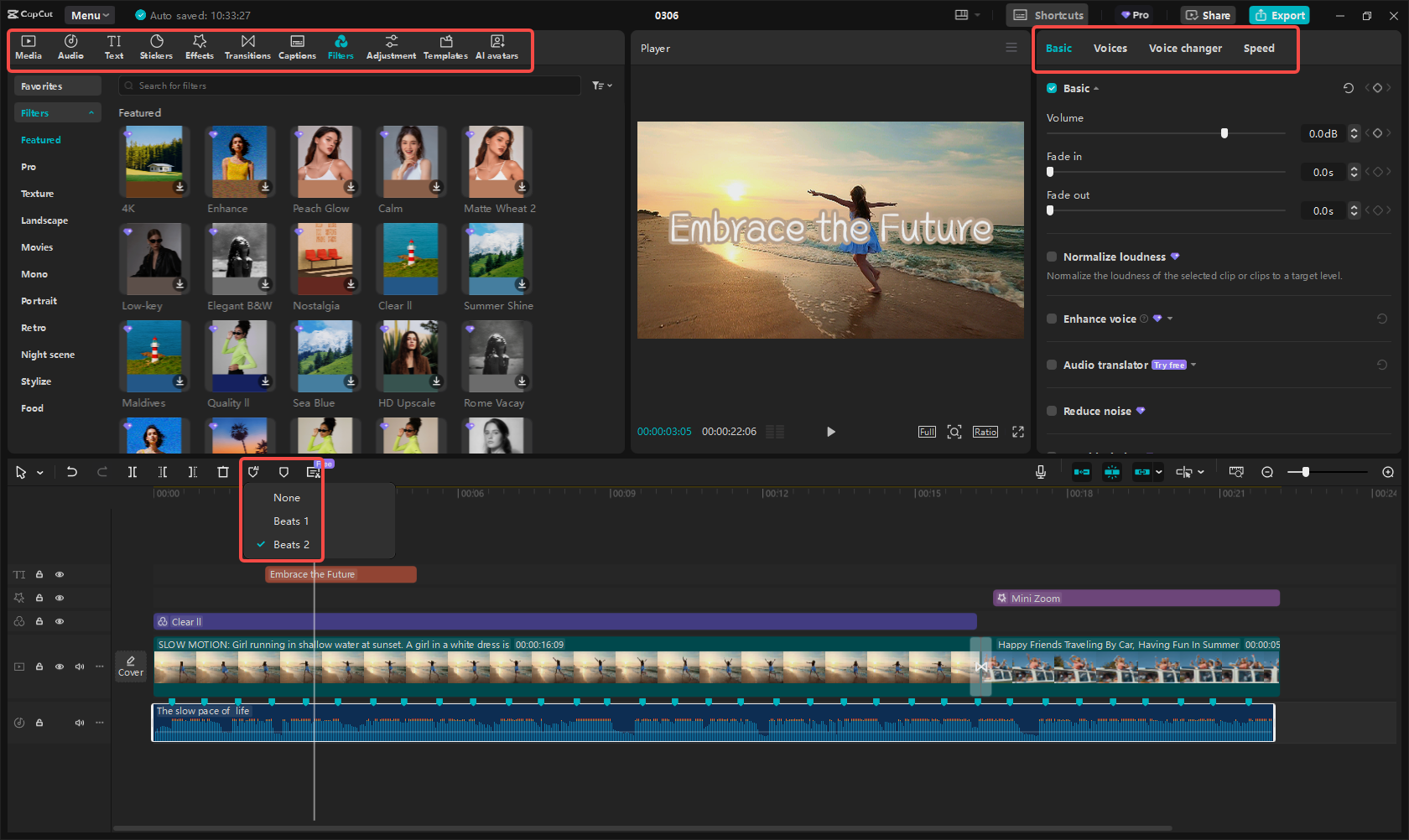 Edit music video