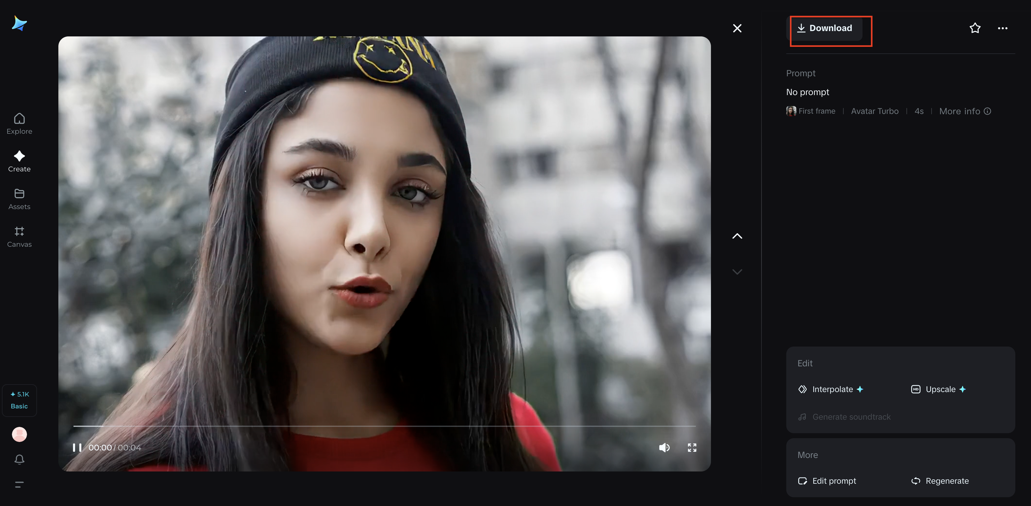 I-download ang avatar na video