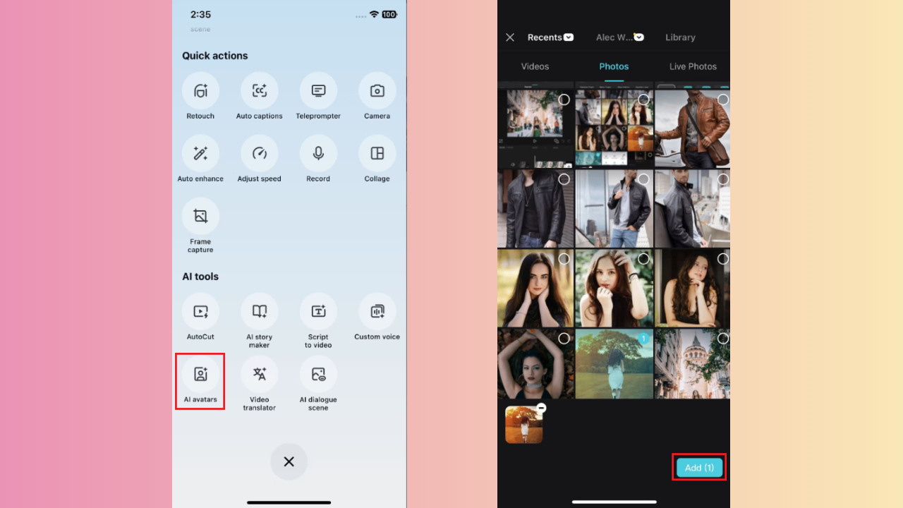 AI araçlarına erişin