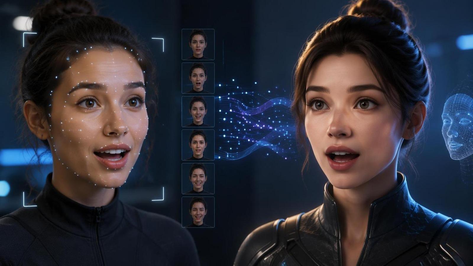 avatar facial motion capture AI template cover