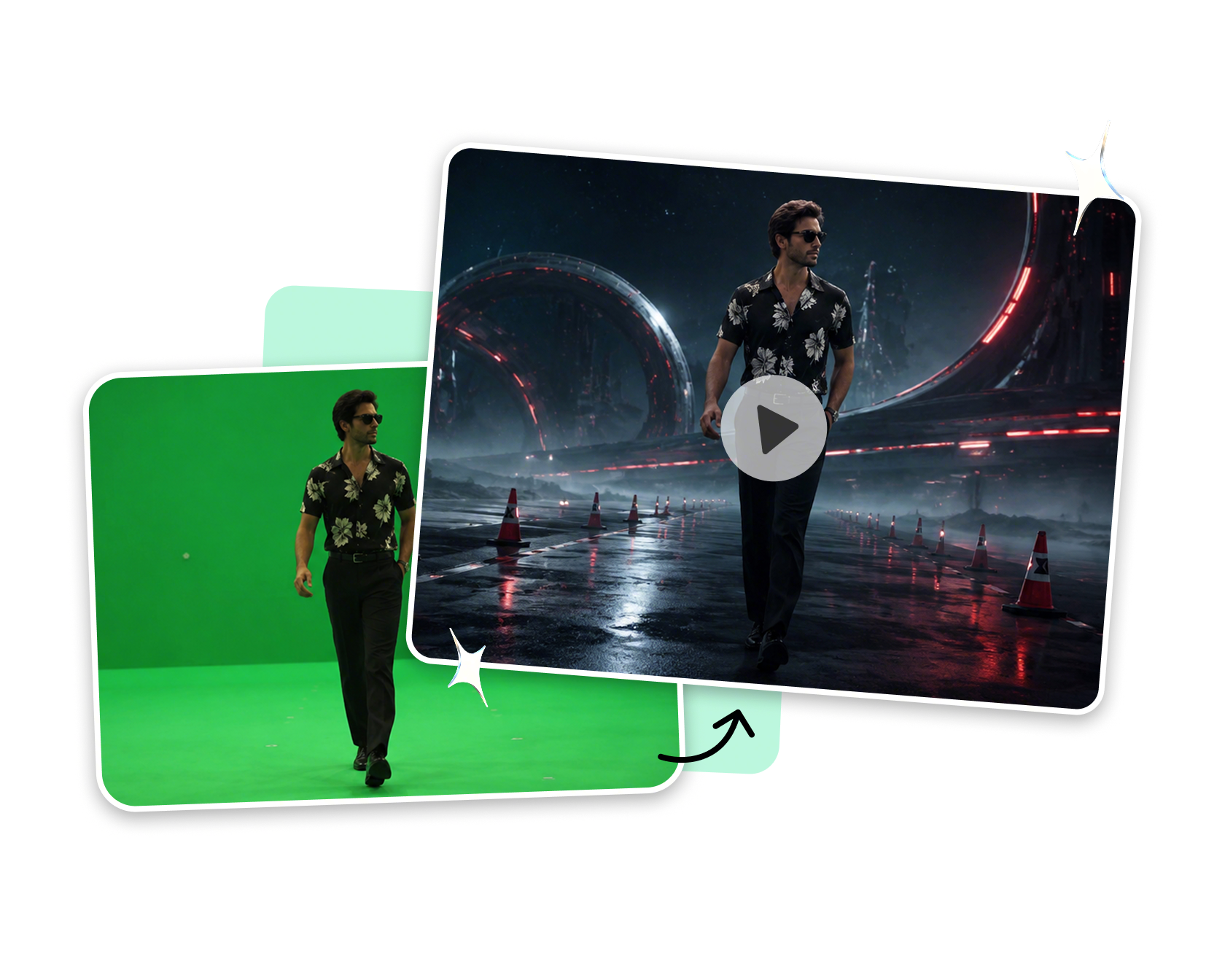 Green Screen to AI Video: Turn Real Performances into Any Scene