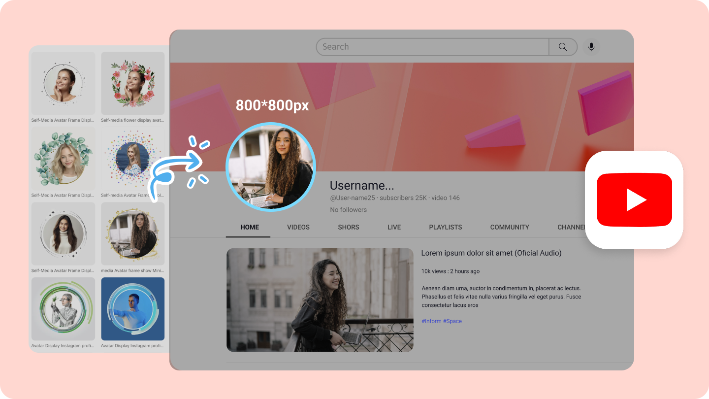 youtube profile picture size