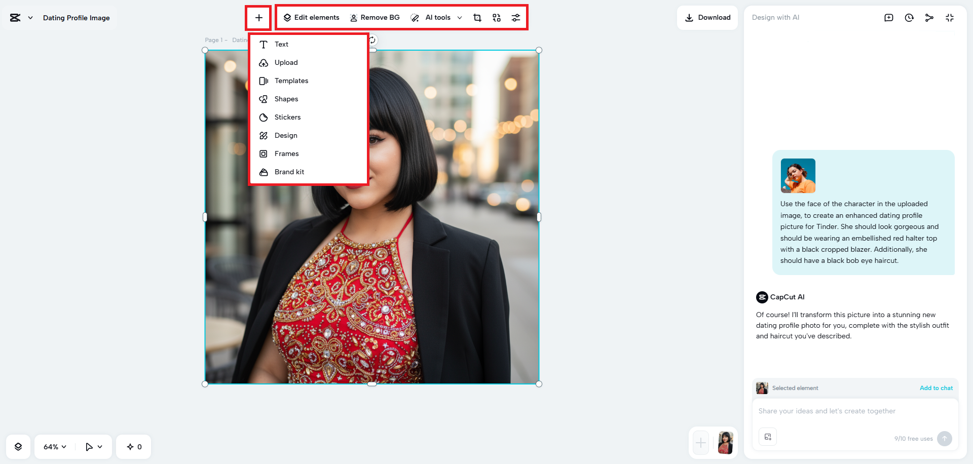 Manually edit your profile picture