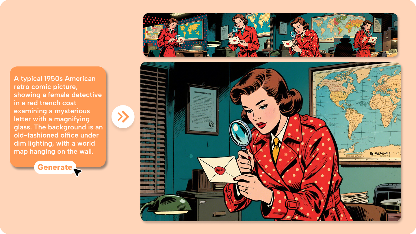 Retro comics