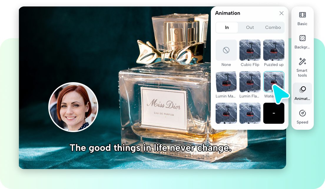  Add smooth animations &amp; edit in Pippit